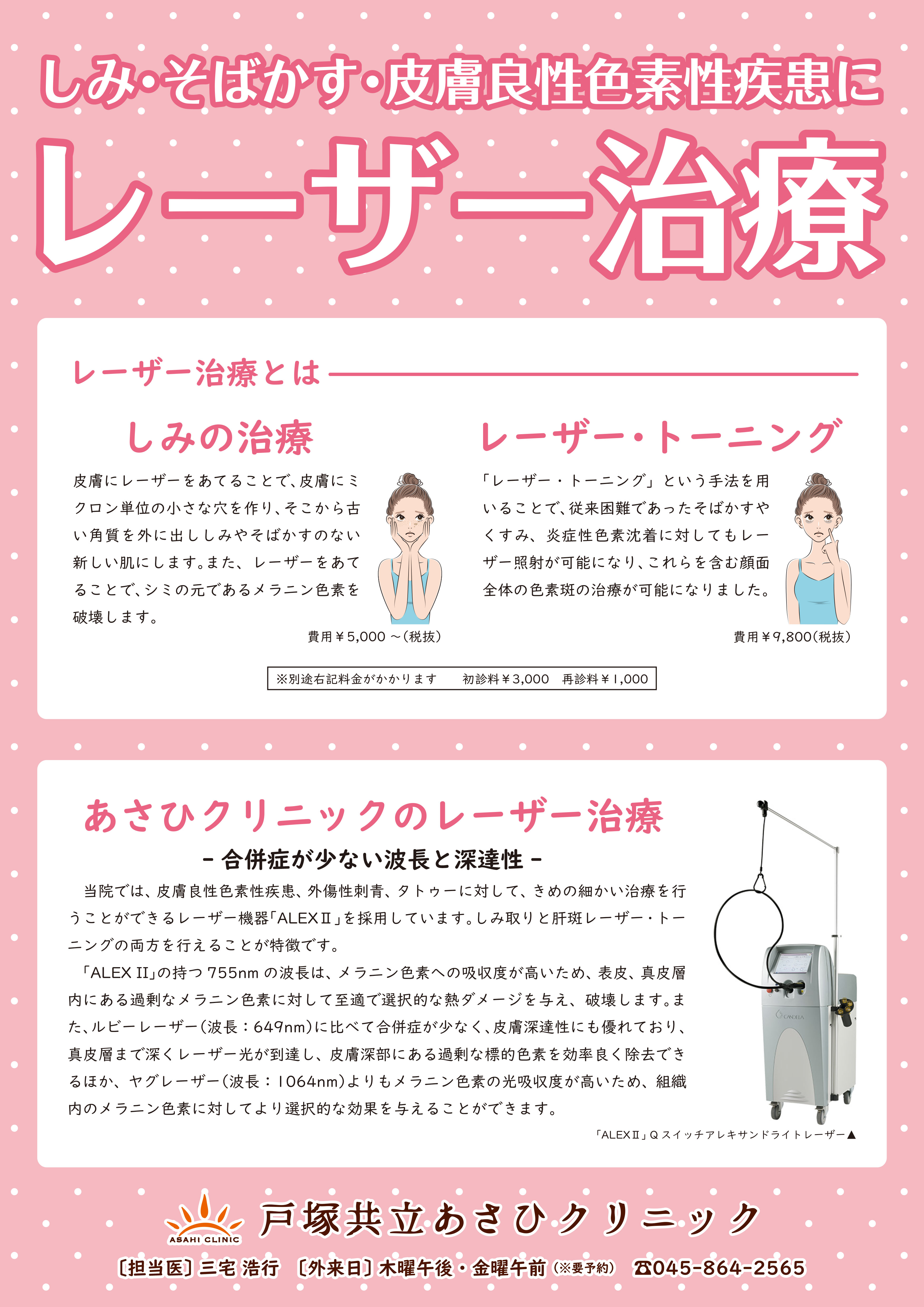 レーザー治療について